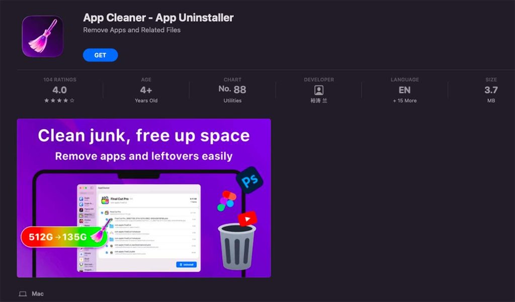 App Cleaner - Uninstall Apps on Mac